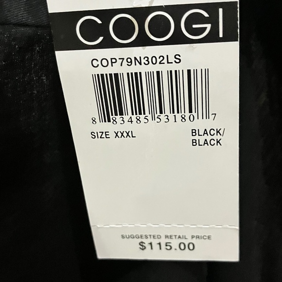New COOGI black burnout, long sleeve button-down shirt - Picture 12 of 14